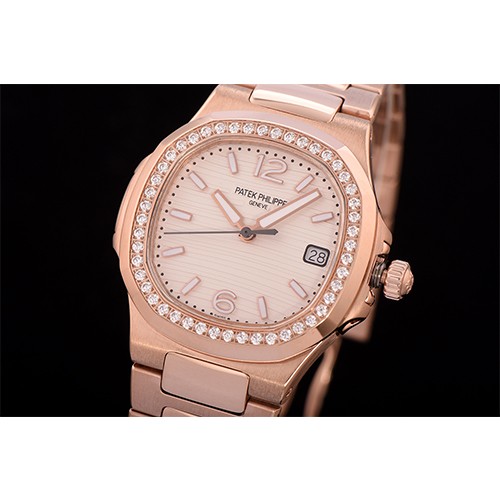 파텍필립 여성용 노틸러스-33 쿼츠 34mm 70111